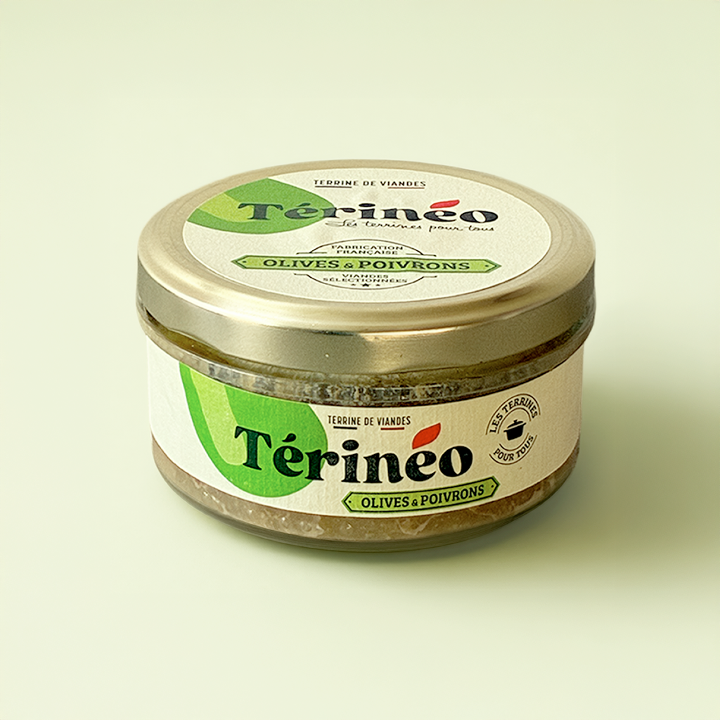Terrine Térinéo Olives & Poivrons, image de couverture