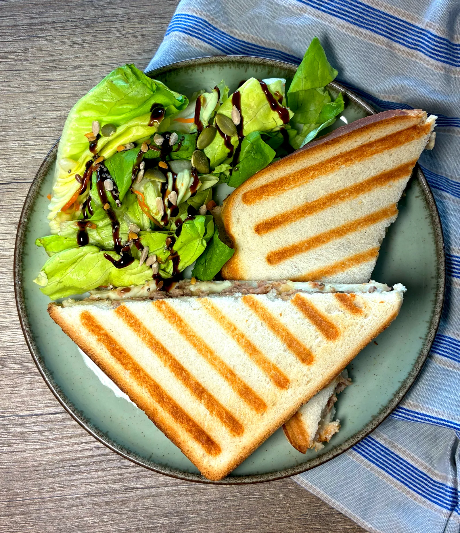 Croque-monsieur à la terrine Térinéo Fromage Bleu & Pomme de Terre
