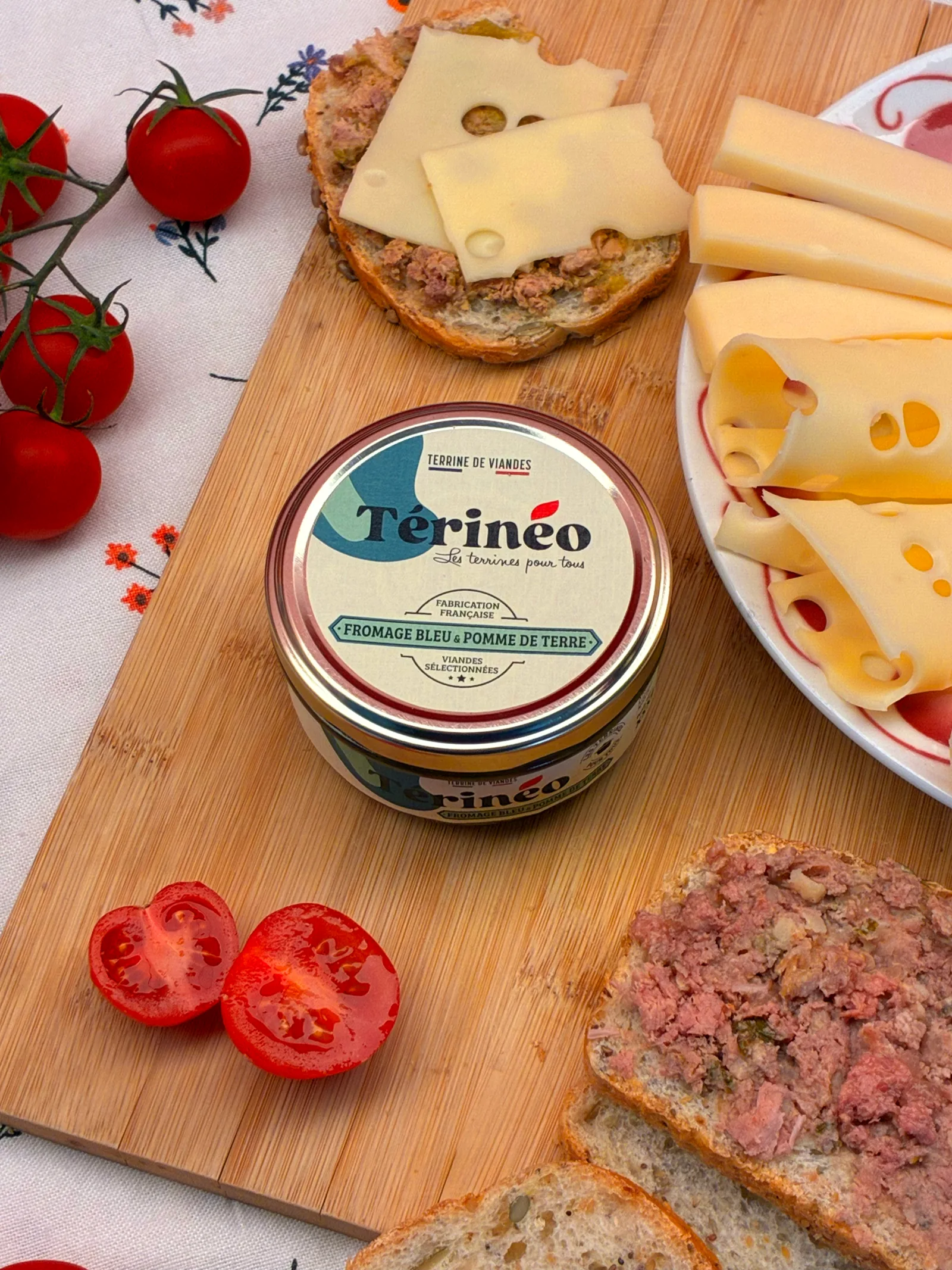 Packshot Terrine Térinéo Fromage Bleu & Pomme de Terre