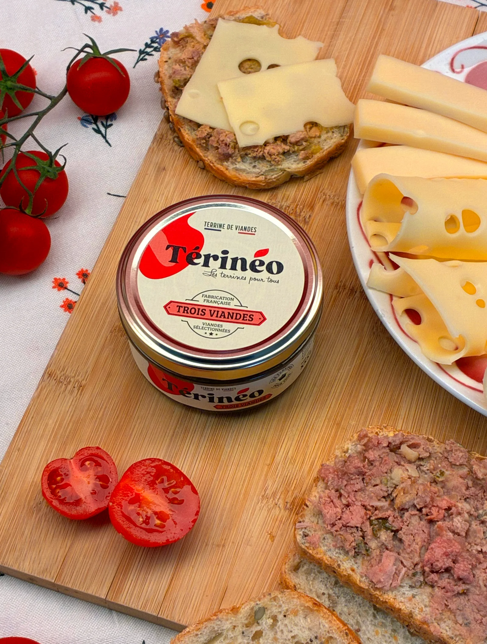 Packshot Terrine Térinéo Trois Viandes