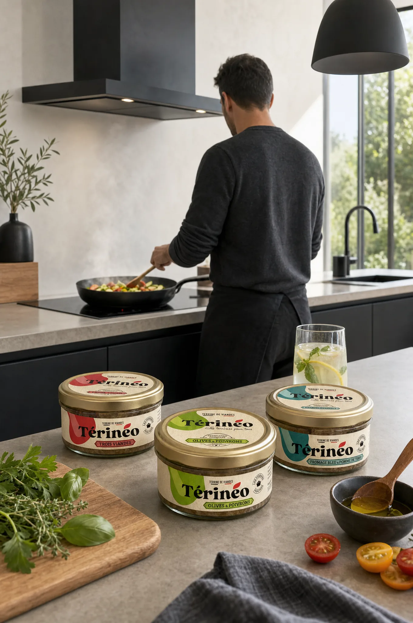 En cuisine : terrine Térinéo tartinée dans un wrap, pâtes et lemonade