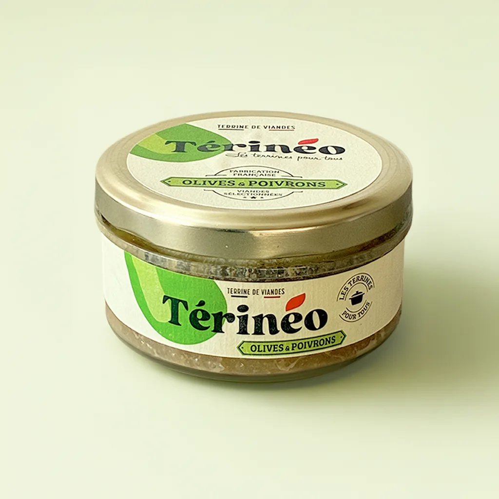 Terrine Térinéo Olives & Poivrons, image de couverture